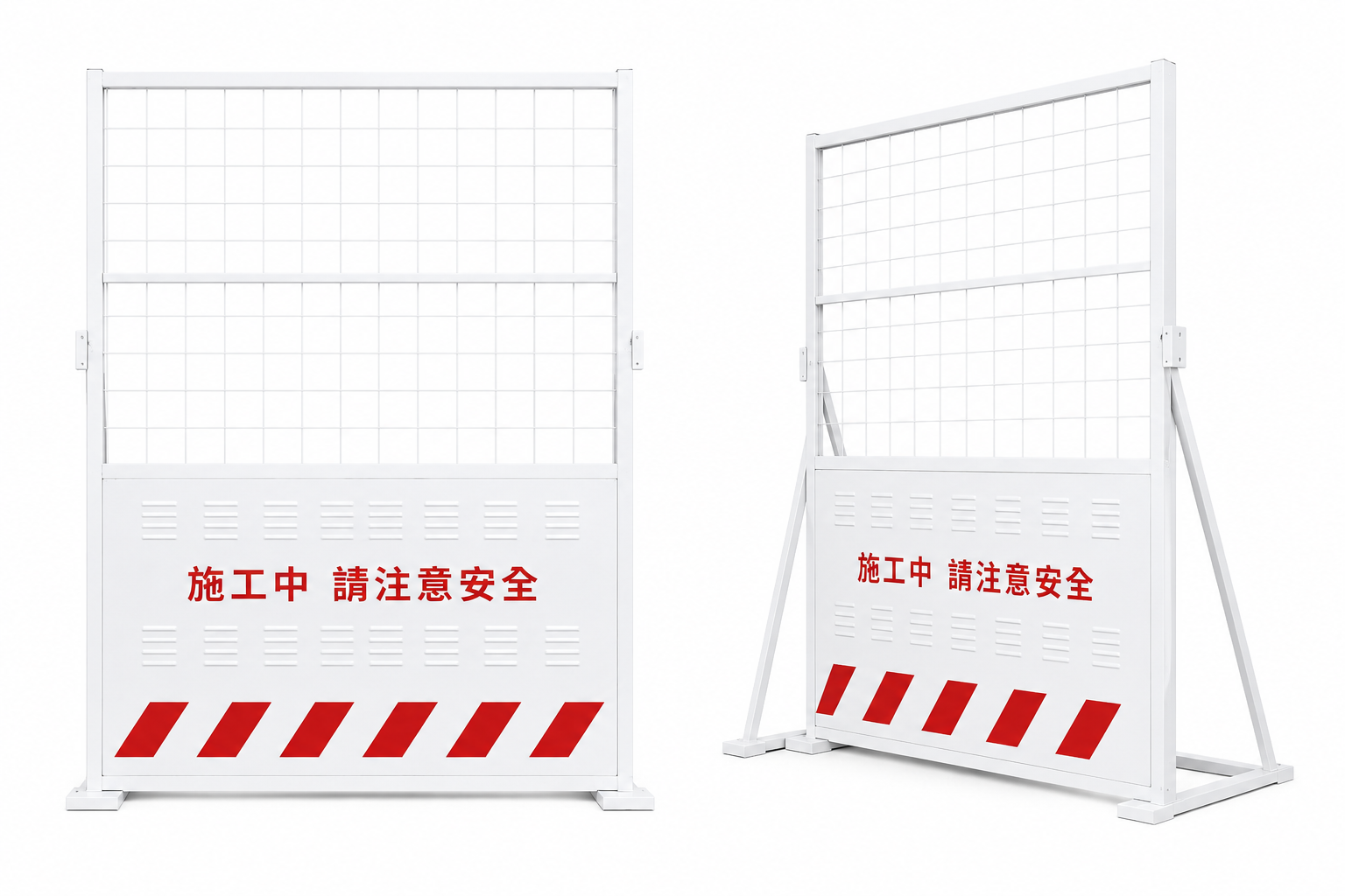 磐承可視款施工圍籬 白色 W120xH180cm